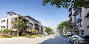 The rendering depicts the Atavia condos, which the proposed 350 units will look like.